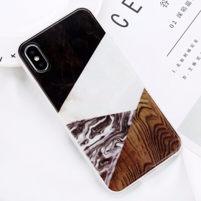 

Glossy Marble Case For iPhone 5 6 7 8 PLUS X Stone Image Pattern Cases Silicon Back Cover