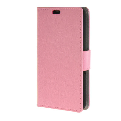 

MOONCASE Simple Leather Flip Wallet Card Slot Stand Back чехол для Sony Xperia E4G Pink