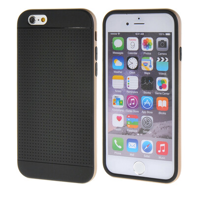 

MOONCASE iPhone 6 Plus (5,5 ") чехол Гибкая Мягкий гель ТПУ силиконовая кожа Тонкий прочный чехол Обложка Золото