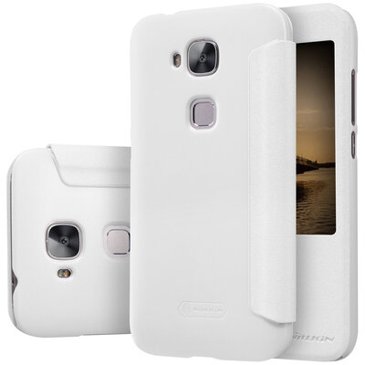 

MOONCASE Window View Design Side Flip Premium PU Leather Case Cover for HuaWei maimang 4