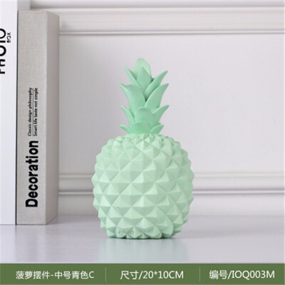 

Nordic ins resin pineapple Piggy Bank figurines bedroom personality decoration living room TV cabinet decorative ornaments