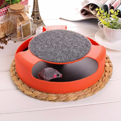 

Plastic Three Levels Tower Tracks Disc Cat Toy Amusement Shelf Play Station Pet Cats Triple Play Disc Ball Toys Jouet Chat