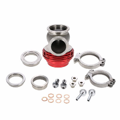 

MVS 38mm Wastegate Aluminum Top Steel V-band External Waste Gate for Supercharge Turbo Manifold 14PSI