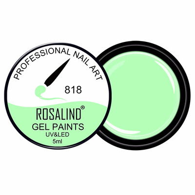 

ROSALIND Gel Varnish 5ml 142 Pure Colors UV Gel Manicure DIY Nail Art Gel Polish Design Nail Painting Color gel lacquer801-880