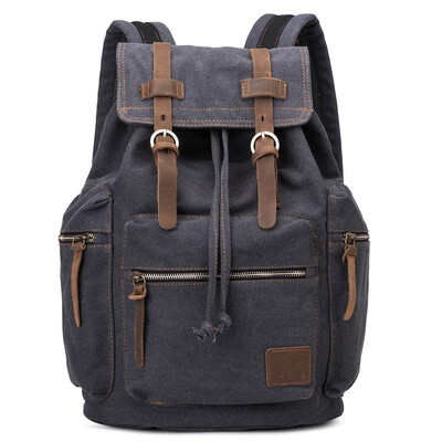 

Computer Laptop Backpack Men Casual Shoulders Backpack Student Bag Europe&the United States Retro