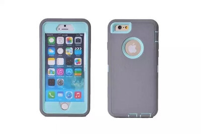 

мити 11colors конфеты однородный цвет робота, 3 в 1 смешанной ударостойкой большегрузных защитника PC силикон обратно в случае iphone6 / 6 с 4,7