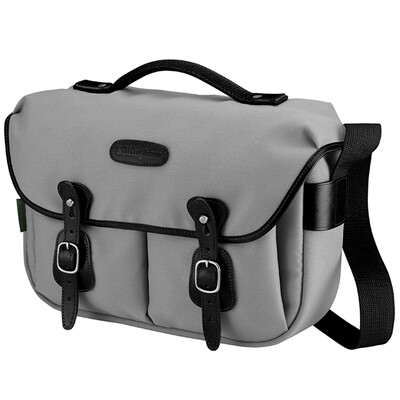 

Billingham Hadley Small Fluorescent Unisex Shoulder Bag One Camera Two Mirrors Flash BlueBrown Leather Canvas