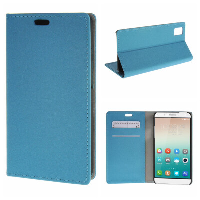 

MOONCASE Huawei Honor 7i ЧЕХОЛ ДЛЯ Leather Wallet Flip Card Slot Bracket Back Pouch Blue 03