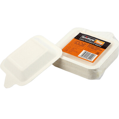 

Roasted Barbecue Accessories Disposable Barbecue Tray Degradable Cake Paper Dish Cooked Fruit Box Paper Bowl 24 Pack
