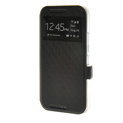 

MOONCASE Slim Leather Wallet Flip Card Slot Holster Pouch with Kickstand чехол для HTC One M9 Black