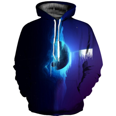 

Mens Hoodie 3D Printed Women Pullover Sweater