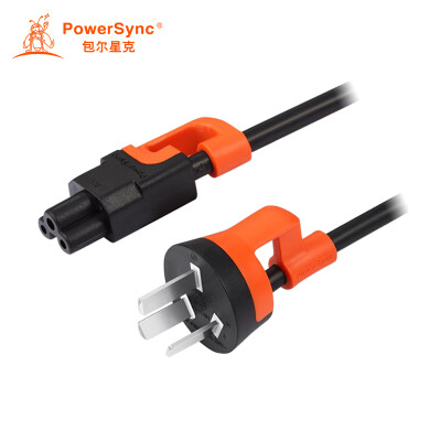 

Baoer Xingke Lenovo ASUS Dell HP notebook adapter power cord three holes plum head Mickey mouse tail straight black orange 15 m SP-PN506 MPMJ0015