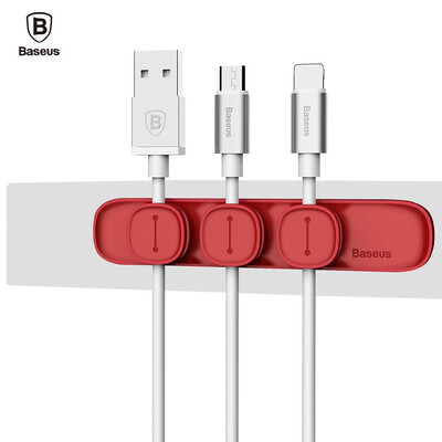 

Baseus Peas Cable Clip Magnet Data Cord Desktop Organizer Magnetic suction CLIP Wide Compatibility Data Cable Organizer