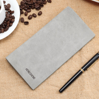 

Mens Wallet Long Slim Retro Frosted Youth Soft Wallet Mens Personality Fashion Student Bill