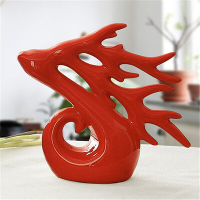 

Ceramic crafts lovers Antlers home decoration living room furniture decoration wedding gifts