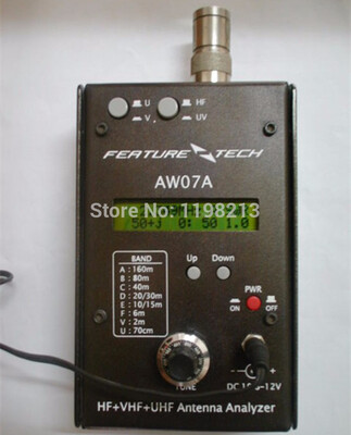 

AW07A HF VHF UHF 160M Impedance SWR Antenna Analyzer for HAM Radio Hobbists DIY Walkie Talkie Two Way Radios