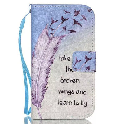 

MITI Fashion Flip PU Leather Case For Samsung Galaxy Core Prime G360 G360H G3606 G3608 G3609 Flowers Wallet Cover