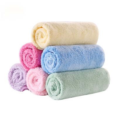 

Card with Curbblan baby towel baby small square towel saliva towel children bath towel 6 loaded family