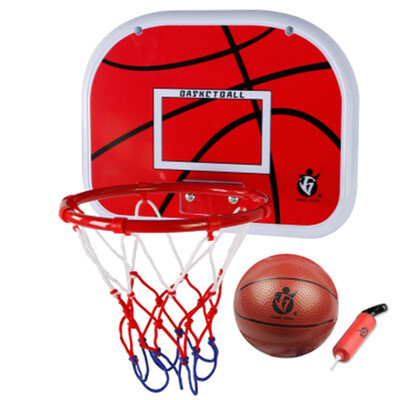 

Kids Indoor Basketball Hoop Play SetMini Hanging Basketball Board with Ball&Pump for Children