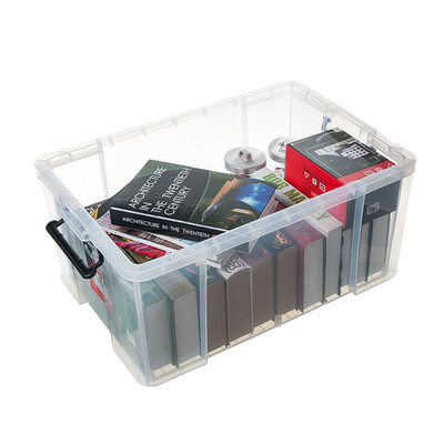

Citylong plastic storage box compression storage box environmental thick thickening box transparent 58L 6032