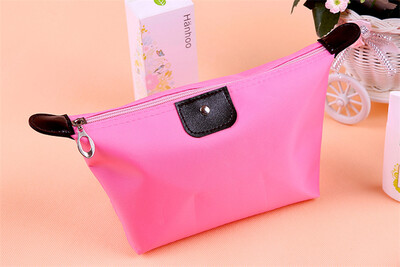 

simple dumpling cosmetic bag elegant folding bag waterproof bag washing cosmetics package