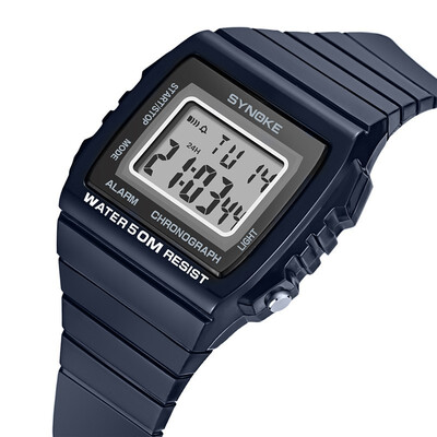 

Watch student electronic watch fashion outdoor waterproof electronic watch mens plastic sports watch