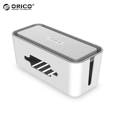 

ORICO Universal Management Power Socket Storage Box Case Cable Organizer with Brackets Wire Receive Box Power