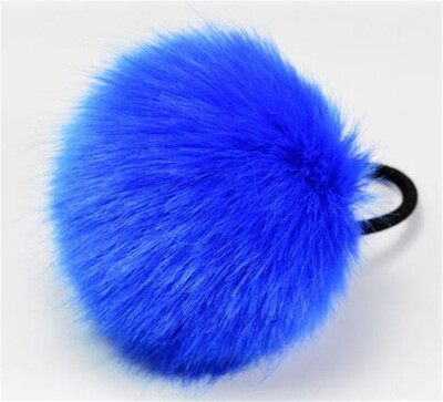

Hot Sale Girls Cute Trendy Soft Fake Rabbit Fur Elastic Hair Rope Hair Band Hair Accessories