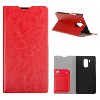 

MOONCASE Crystal Texture Holster PU Leather Flip Card Slot Bracket Back Case Cover for Huawei Mate 8