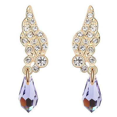 

High Quality Drop Earrings Made with Crystal from Austrian Elements Women Pendientes for Wedding Party Jewelry 6805