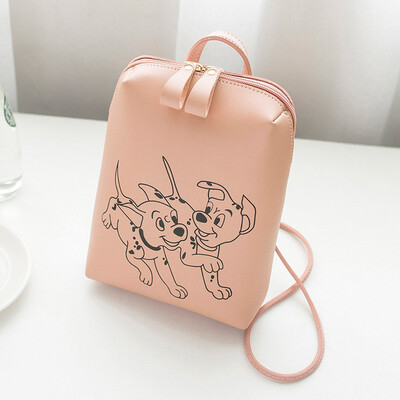 

2018 New Handheld Pu Leather Small Double Shoulder Bag Woman Bag Mobile Phone Change Gift Single Shoulder Oblique Satchel