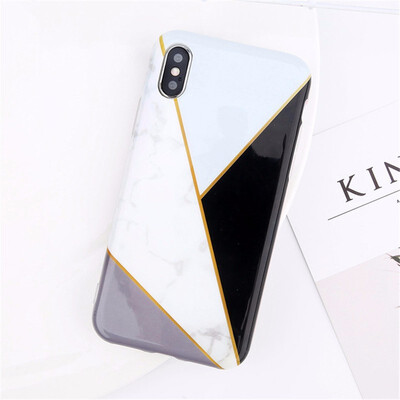 

Silicon Phone Case Candy Color Marble Stone Cases For iPhone X 8 7 6 Plus Soft TPU Cover