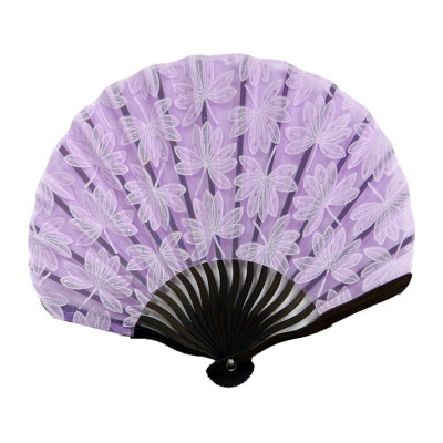 

UpperX Summer Hand Fan Leaf Pattern Folding Fan Gift For Girl