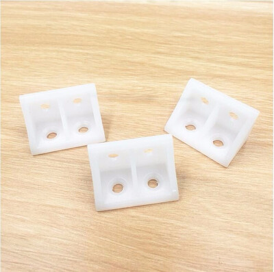 

20pcs Nylon Plastic Angle Code Connector Right Angle Bracket L-type Angle Code Board Connector Hardware Accessories