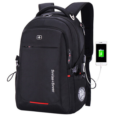 

svvisssvver men male Multifunction USB charging fashion business casual tourist anti-theft waterproof 156 inch Laptop backpack