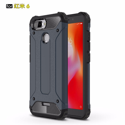 

Goowiiz Phone Case For Xiaomi Redmi 66AS2 King Kong Armor Fashion Bumper PC TPU Prevent falling