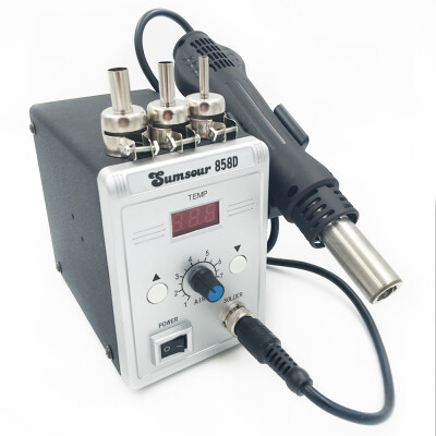 

Hot Air Gun 858D 700W BGA Rework Solder Station Soldering Heat Air Gun Station 220V For SMD SMT Welding Repair