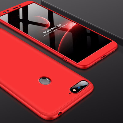 

Goowiiz Phone Case For Huawei Honor 9I9N7A PrimeEnjoy 8E Fashion Color collision 360 Degree Coverage PC