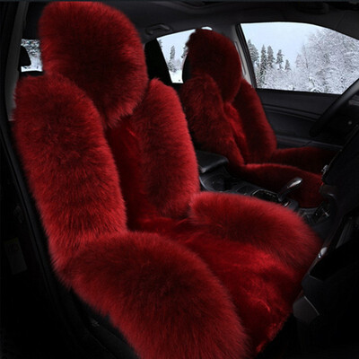

TO YOUR TASTE auto accessories universal winter top wool car seat cushions covers for Jeep Grand Cherokee wrangler commander warm