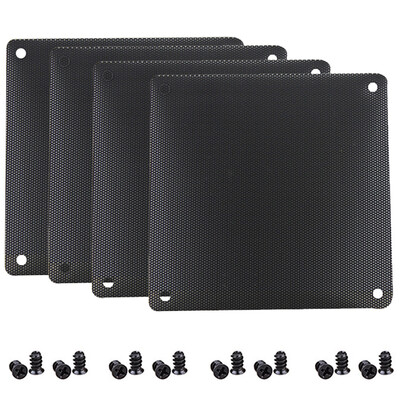 

GELID 12cm fan PVC dustproof black 4 pcs easy to clean send screw GC121B