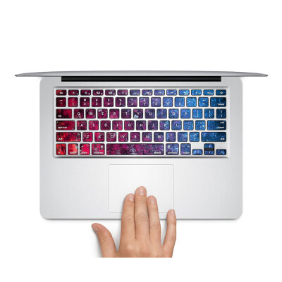 

GEEKIDMacbook keyboard decal sticker individual keys protector Painted Macbook Air 13 keyboard