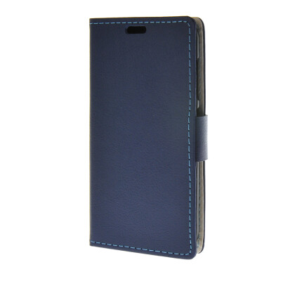 

MOONCASE Leather Wallet Flip Card Slot Pouch with Kickstand Shell Back Case Cover for Huawei Ascend Y520 Blue