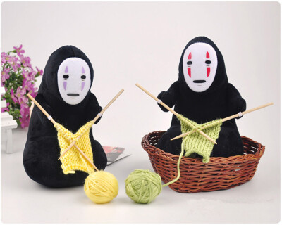 

10WQ0102 Cartoon Anime Spirited Faceless Men Playing Plush Doll Sweater Knit Male Faceless Fashion Toys