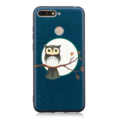 

GANGXUN®Huawei Honor 7A Case Embossed Soft TPU Shockproof Print Protective Cover
