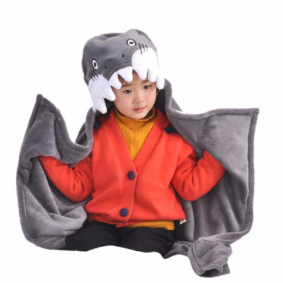 

Plush Hooded Blanket For Kids Super soft Flannel Bath Towel Cartoon Animal Cape Baby Shower Birthday Holiday Gifts 3040inch Green