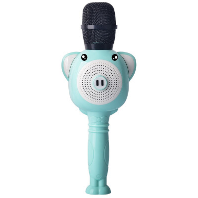 

Extreme space JDBF early education toy children singing microphone wireless Bluetooth karaoke microphone boy girl performance toy palm KTV rechargeable PF5601 apple green