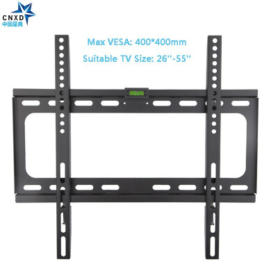 

CNXD Fixed TV Wall Mount TV Bracket for Most 26-55 Inch LED LCD&Plasma TV up to VESA 400x400mm&110lbs Loading Capacity