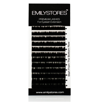 

EMILYSTORES Eyelash Extensions Individual Loose Signature Mink Eyelash B Curl Thickness 0.07mm Length 8mm 9mm 10mm 12mm 14mm Sil