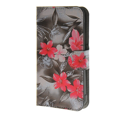

MOONCASE Flower style Leather Wallet Flip Card Slot Stand Pouch чехол для Samsung Galaxy Xcover 3 SM-G388F A12