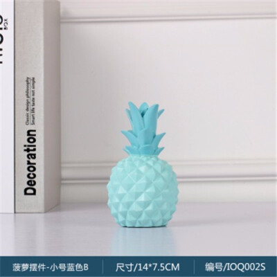 

Nordic ins resin pineapple Piggy Bank figurines bedroom personality decoration living room TV cabinet decorative ornaments